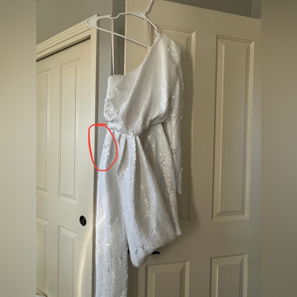 CELINA DRESS // NADINE MERABI // SIZE S/M // 4/6 - Picture 10 of 10